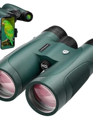 Version 1.0.0 15x52 HD Binoculars with Phone Adapter