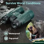 15x52 HD Binoculars with Phone Adapter